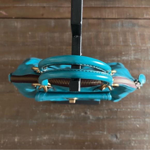 COACH Limited Edition FRANCINE TURQUOISE LEGACY TOTE BAG - Picture 13 of 15